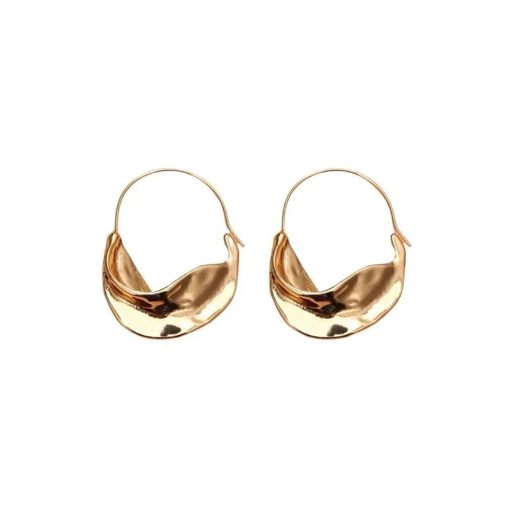 Gold Hoop  earrings  #381